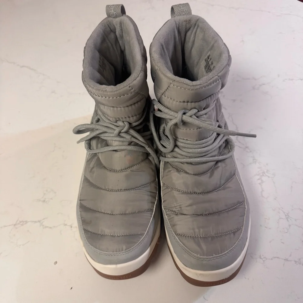 Ryka Highlight Winter Boots 10W Gray Faux Fur Lined Snow Boots